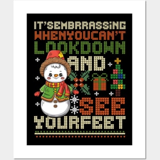 Snowman Christmas funny Posters and Art